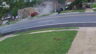 73-year-old driver dead after car crashes into Lemay home, narrowly avoids hitting toddler