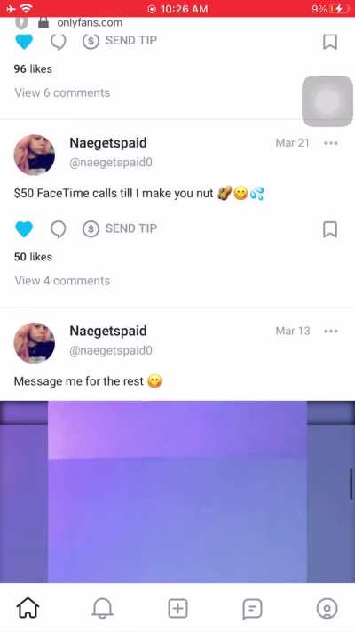 Naegetspaid onlyfans ⬇️⬇️⬇️⬇️ absolute trash post more post saying she gon post than post anything new is 3secs anything old might be the full clip 2 post a month shit trash &ldquo;ItS oNlY 10 dOlLaRs&rdquo; scamming hoe