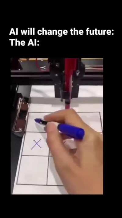 This proves that AI is not smarter than humans! 😅