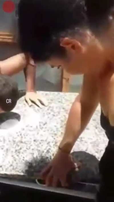 Being forced to sniff Coke