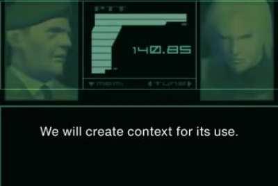 We're at war.