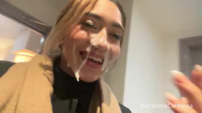 Artemis Carmona - London Cumwalk!!