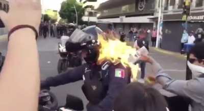 As we say here in Brazil "fire on racists"!