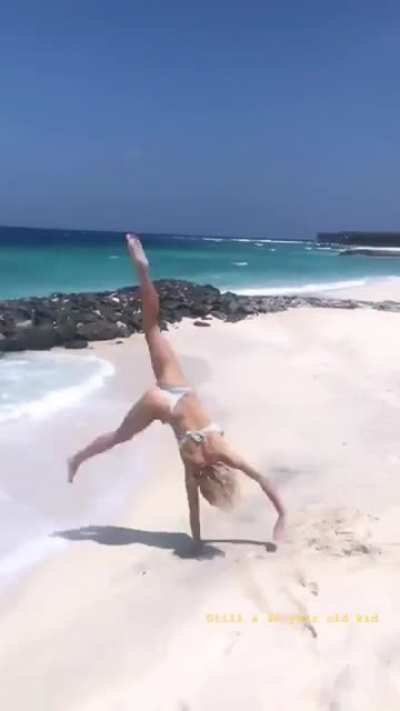 On the beach