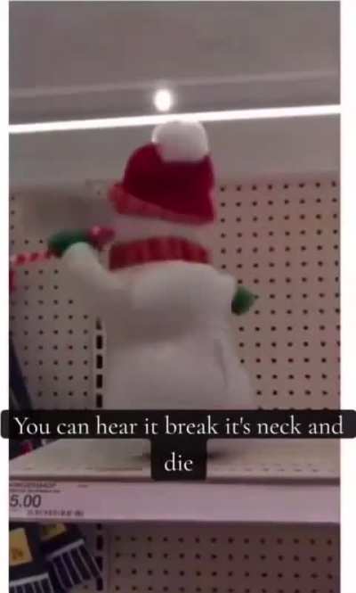 Bro tripped before Christmas 😭😭