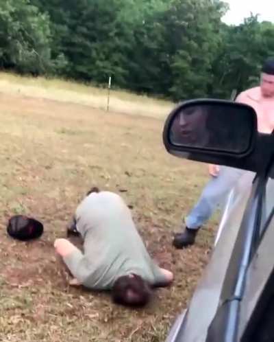 Why he head butted the car like that I will never know