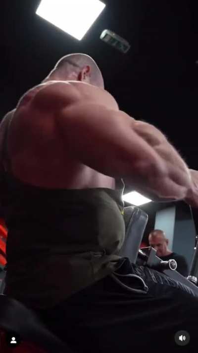 Michal Križo Križánek as he prepares for the 2023 Mr. Olympia in a few weeks