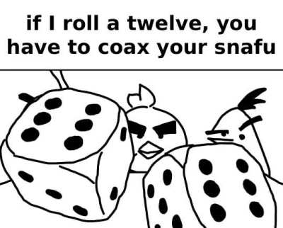 coaxed into the nefarious double six