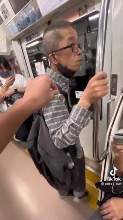 How to deal with an angry man on the train
