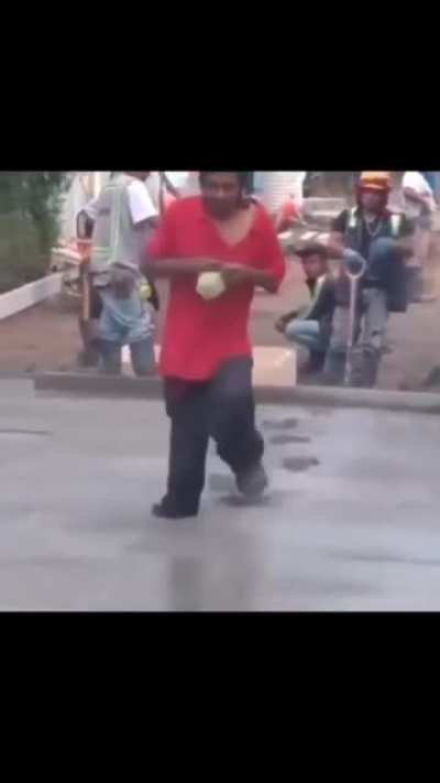Man believes his shortest path is train to destroy construction crews hard work