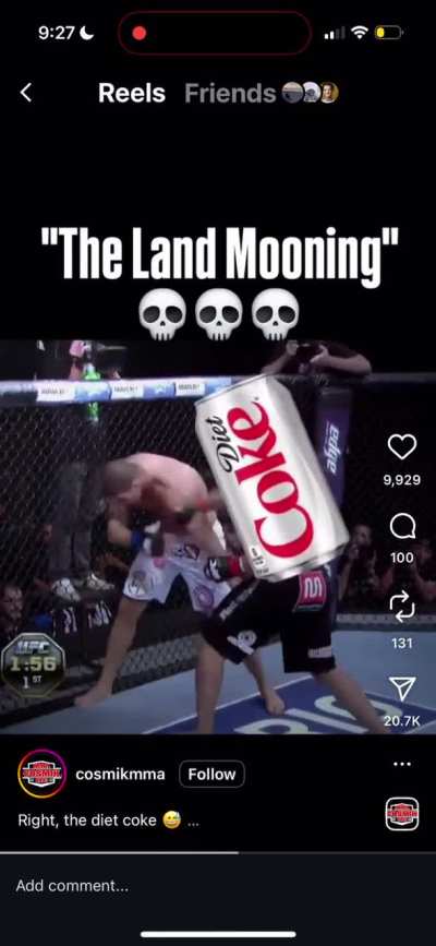 Land Mooning 🍑