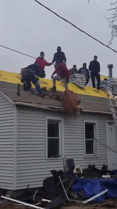 WCGW removing a chimney without a proper plan