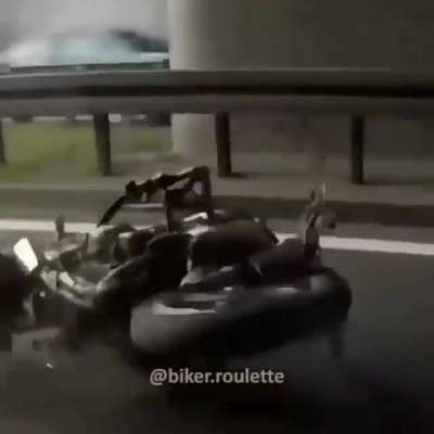 He didn&rsquo;t stretch enough before doing the wheelie stunt