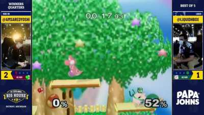 aMSa times out Hungrybox en route to becoming the 1st Yoshi player to ever win a major Super Smash Bros Melee Tournament
