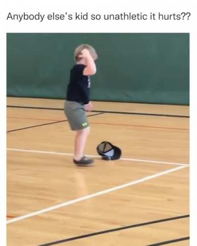 Anyone else&rsquo;s kid so un-athletic it hurts?
