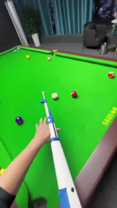 I've heard he's a great pool player