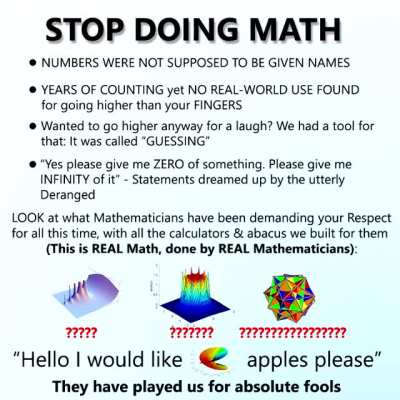 We hate math