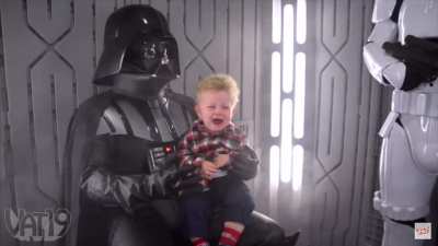 Santa Vader isn&rsquo;t good with kids.