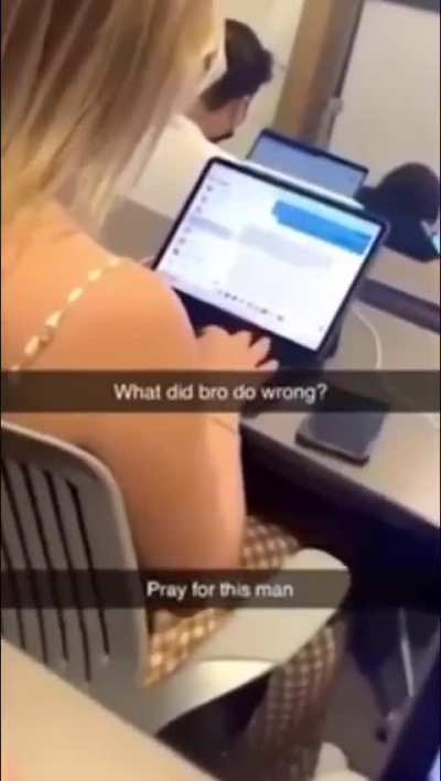 she writing the terms and conditions 💀