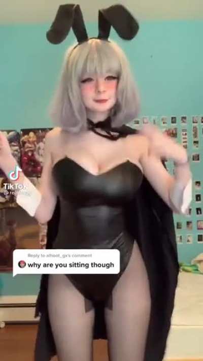 Thot in a bunny costume