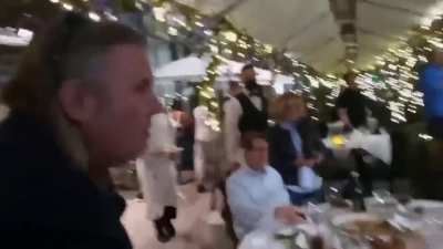 Protesters spit on diners at a NYC restaurant