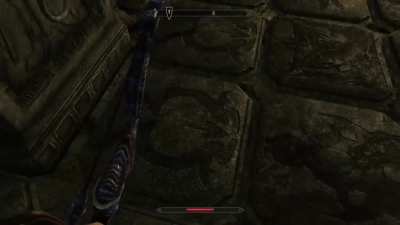 thanks, skyrim (captured, with difficulty, on the switch)