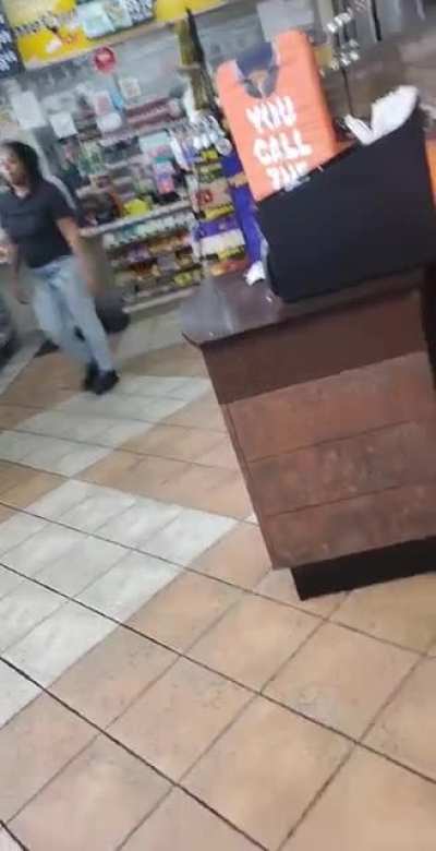 These workers do not get paid enough to deal with this shit.