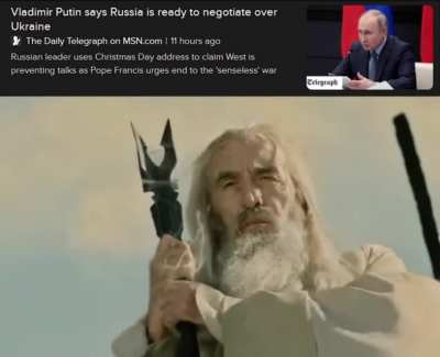 We shall have peace