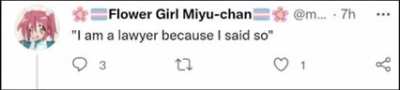 &ldquo;im a person because i said so&rdquo;