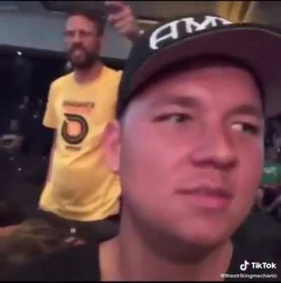 WWE enthusiast goes to an MMA fight