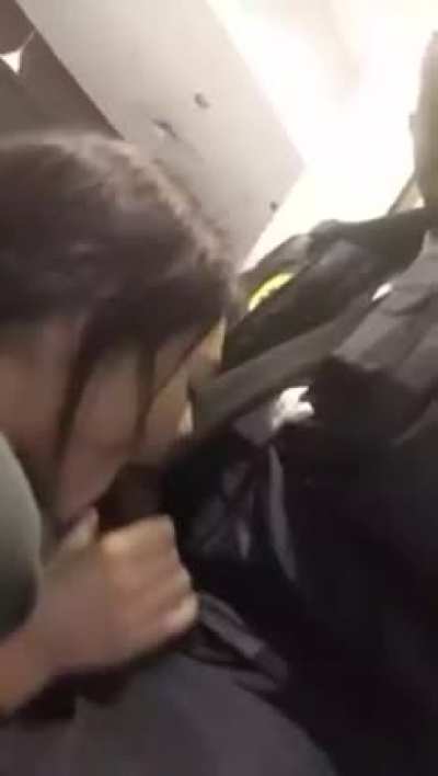 Giving head at work
