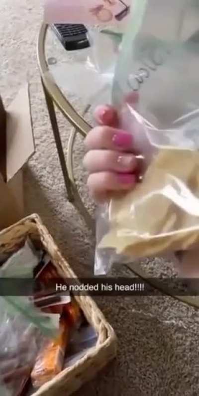 He wants some!