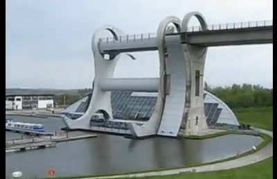 Falkirk Wheel in Scotland