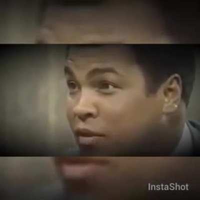 Mohammad Ali (former heavyweight champion) says - ALLAH is my bodyguard!