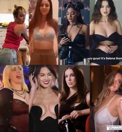 Which Brat will dominate you tonight? How would your Night look like? - Miley Cyrus, Victoria Justice, Ariana Grande, Selena Gomez, Billie Eilish, Olivia Rodrigo, Millie Bobby Brown, Hailee Steinfeld