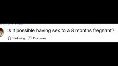 people say pregnant