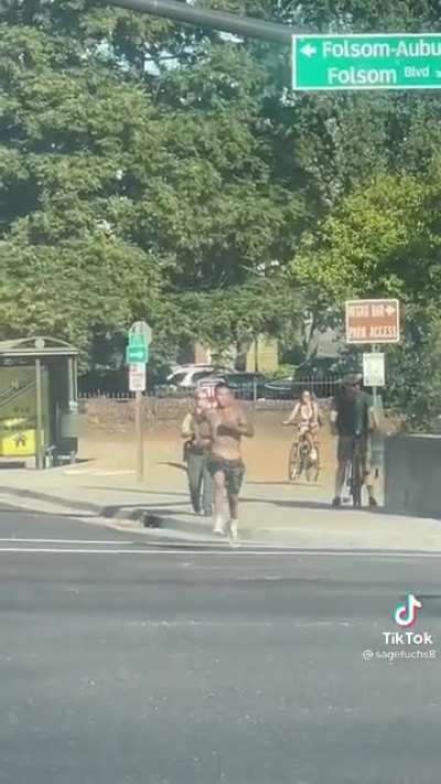 Outrunning the cops