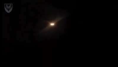 Ukrainian footage from this night shows the destruction of Iranian / Russian Shahed-136 drones using US-donated VAMPIRE C-UAS systems.