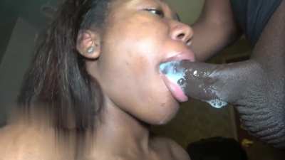 She so excited to make it explode in her jaws - Link in comments for full clip