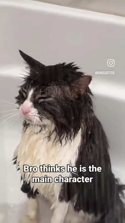 well maybe he is the main character