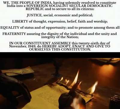 I LOVE THE CONSTITUTION OF INDIA AAAAA!!!!!