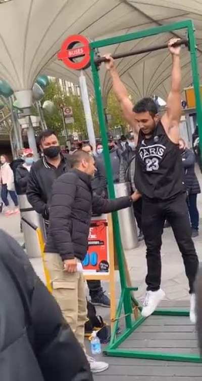 What an asshole...