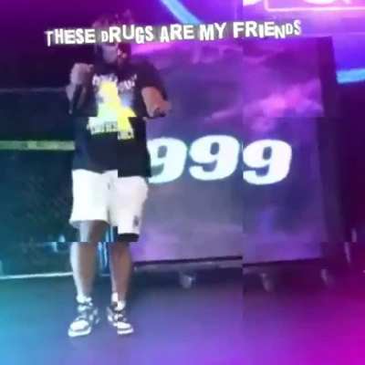 very quick edit: song is &ldquo;Drugs Are My Friends&rdquo;