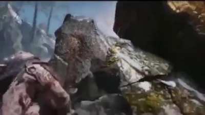 Kratos beats up Baldur.