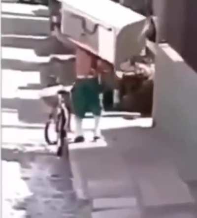 a crackhead at work