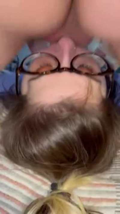 My absolute favorite way for him to fuck my face.