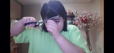 Botched bangs