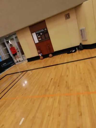 Shooting some bball 