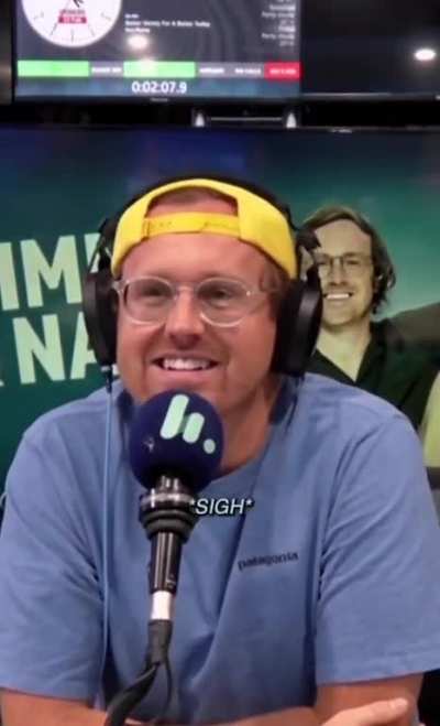 Phoning into a radio station