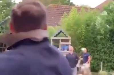Catching an arrow with your head.